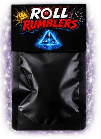 Starter Pack noir Roll Rumblers avec D6, D4 et cartes de jeu