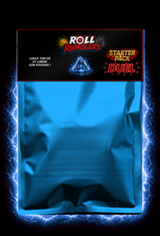 Starter Pack Duel Bleu Roll Rumblers™ – pochette de jeu