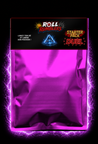 Starter Pack Duel Violet Roll Rumblers™ – pochette de jeu
