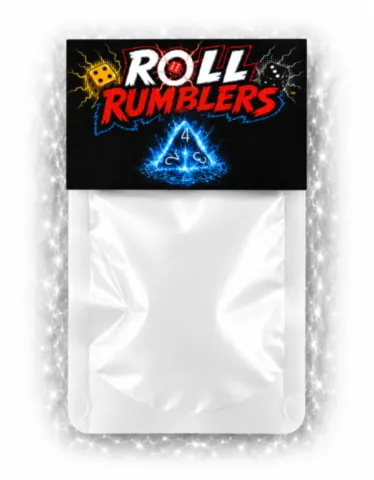 Starter Pack Roll Rumblers avec 3 dés D6 et 4 dés de pouvoirs D4