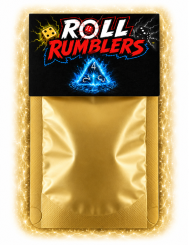 Starter Pack Roll Rumblers avec 3 dés D6 et 4 dés de pouvoirs D4