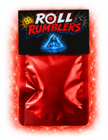 Starter Pack Roll Rumblers avec 3 dés D6 et 4 dés de pouvoirs D4