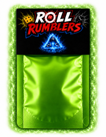 Starter Pack Roll Rumblers avec 3 dés D6 et 4 dés de pouvoirs D4