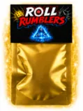 Starter Pack doré Roll Rumblers avec D6, D4 et cartes de jeu